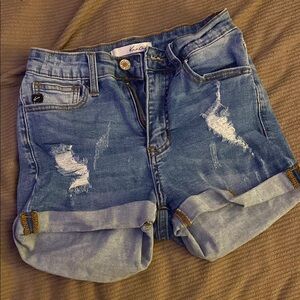 Los Angeles Apparel Blue Jean Shorts
